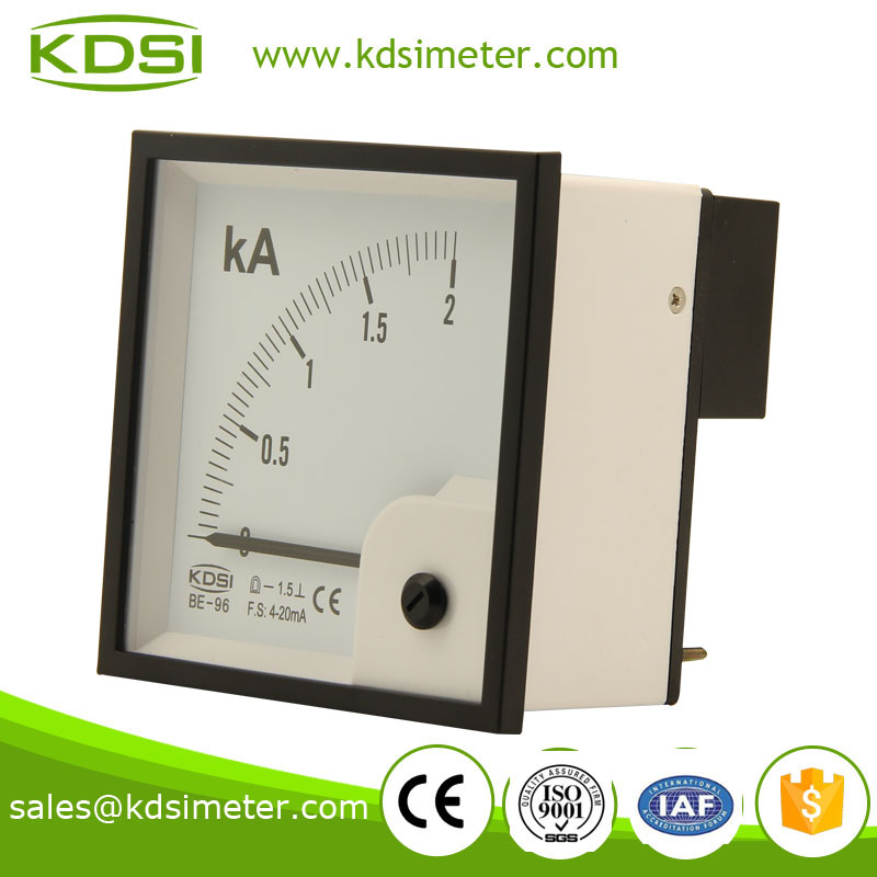 BE-96 DC Ammeter DC4-20mA 2KA high quality ampere meter