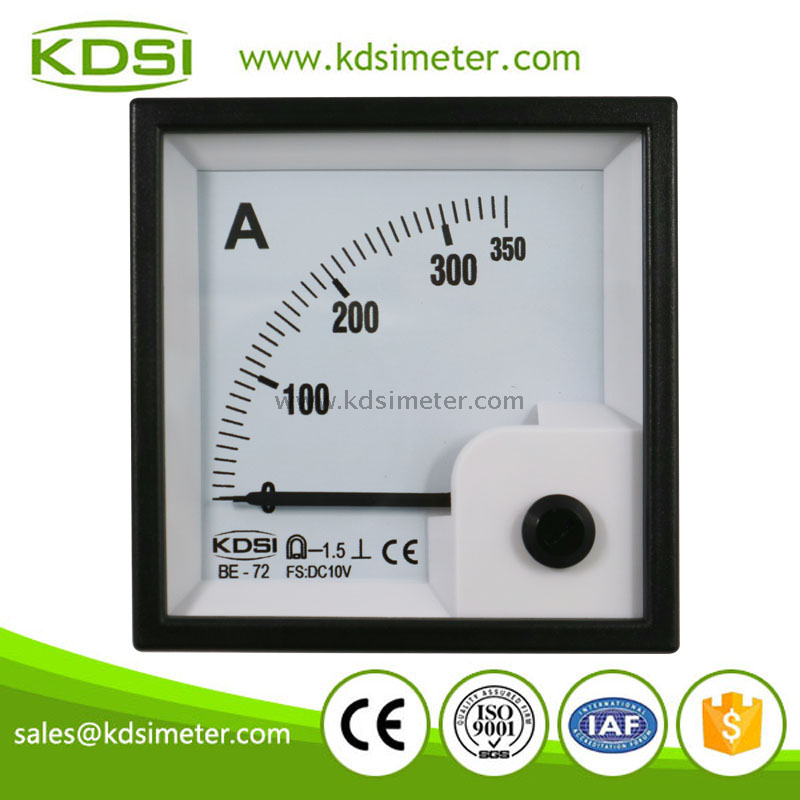 BE-72 DC10V 350A analog ammeter