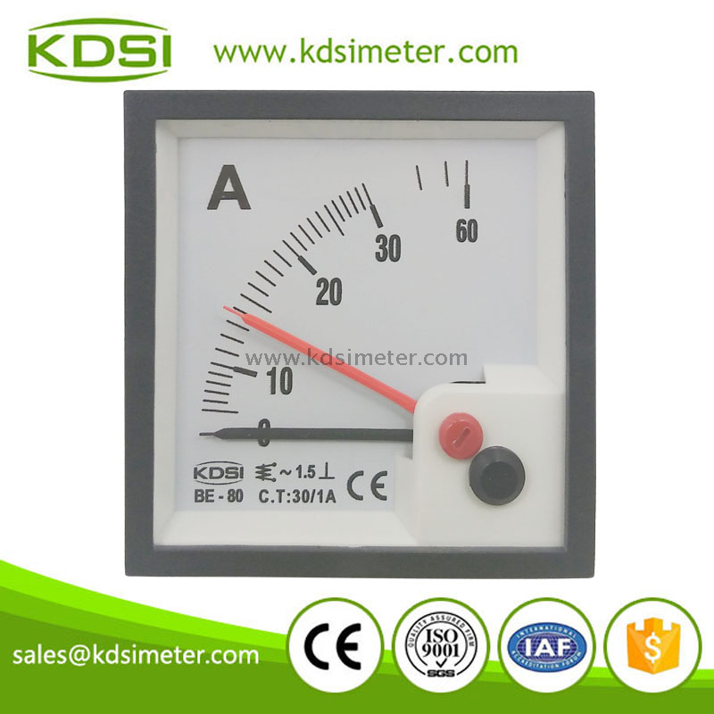 BE-80 AC30-1A double pointer ac ammeter