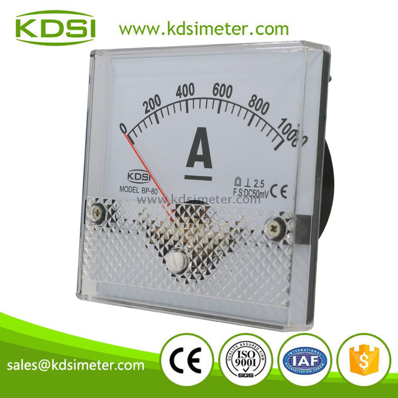 BP-80 DC50mV 1000A analog dc ammeter for welding machine-1