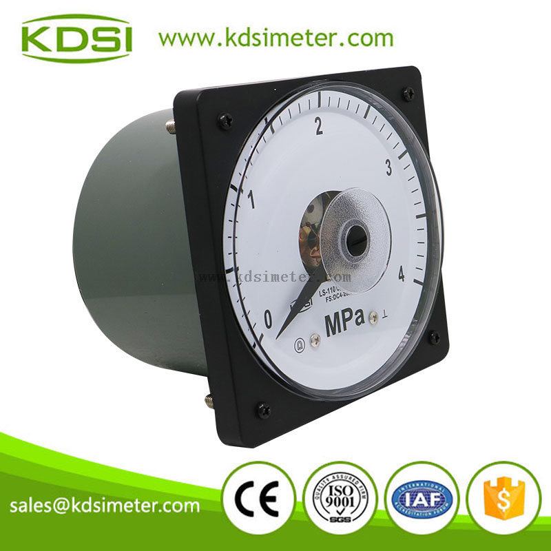 Wide angle marine meter LS-110 110*110 DC4-20mA 4MPa analog pressure meter