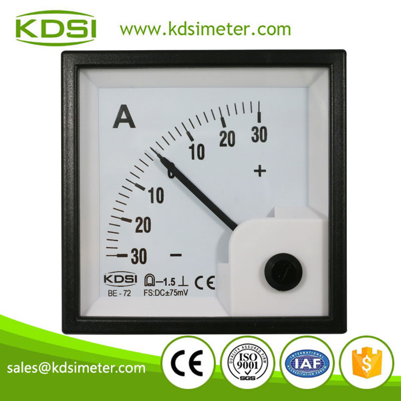 BE-72 DC -75mV -30A ammeter