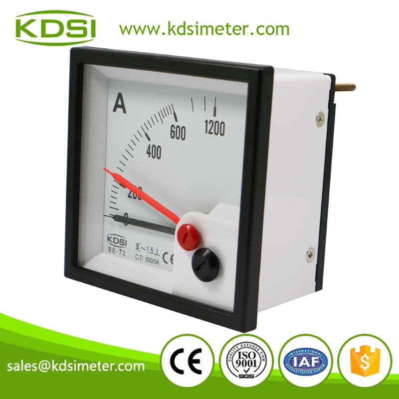Factory direct sales BE-72 AC600/5A double pointer analog ac current panel meter