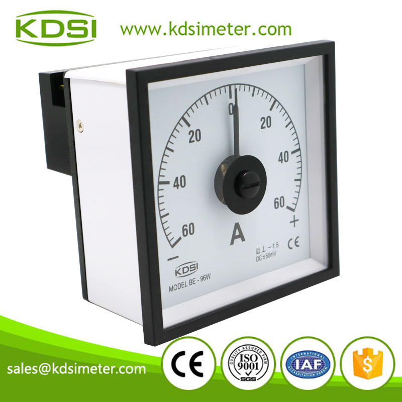 Wide angle BE96W DC+60mV+60A dc analog panel marine ammeter Buy