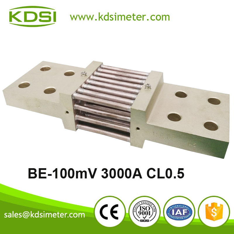 High quality New Electrical BE-100mV 3000A Current Shunt Resistor for dc ammeter