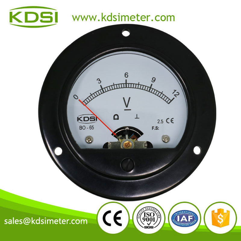 KDSI round type BO-65 DC12V panel analog battery indicator