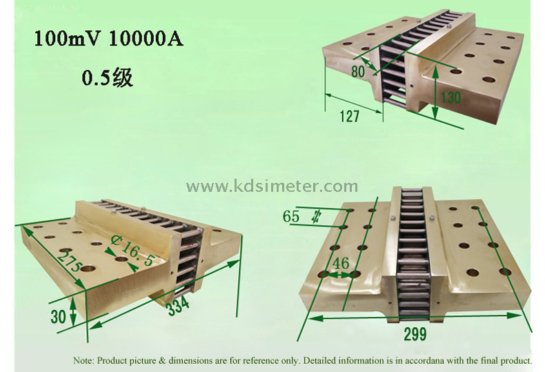 High quality SHUNT BE-100mV 10000A dc current shunt resistor