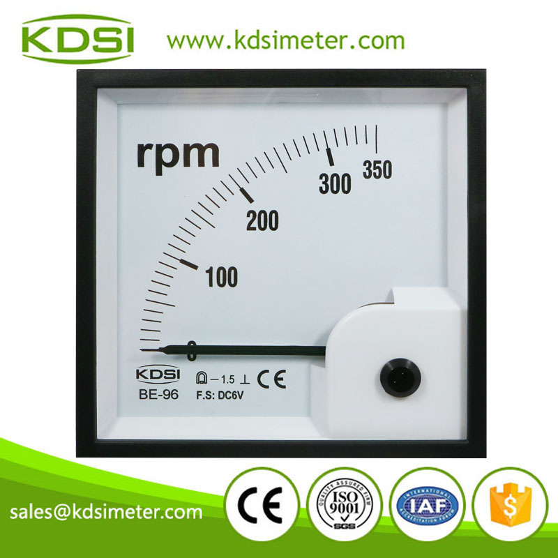 Taiwan technology BE-96 DC6V 350RPM high quality voltage tachometer rpm meter