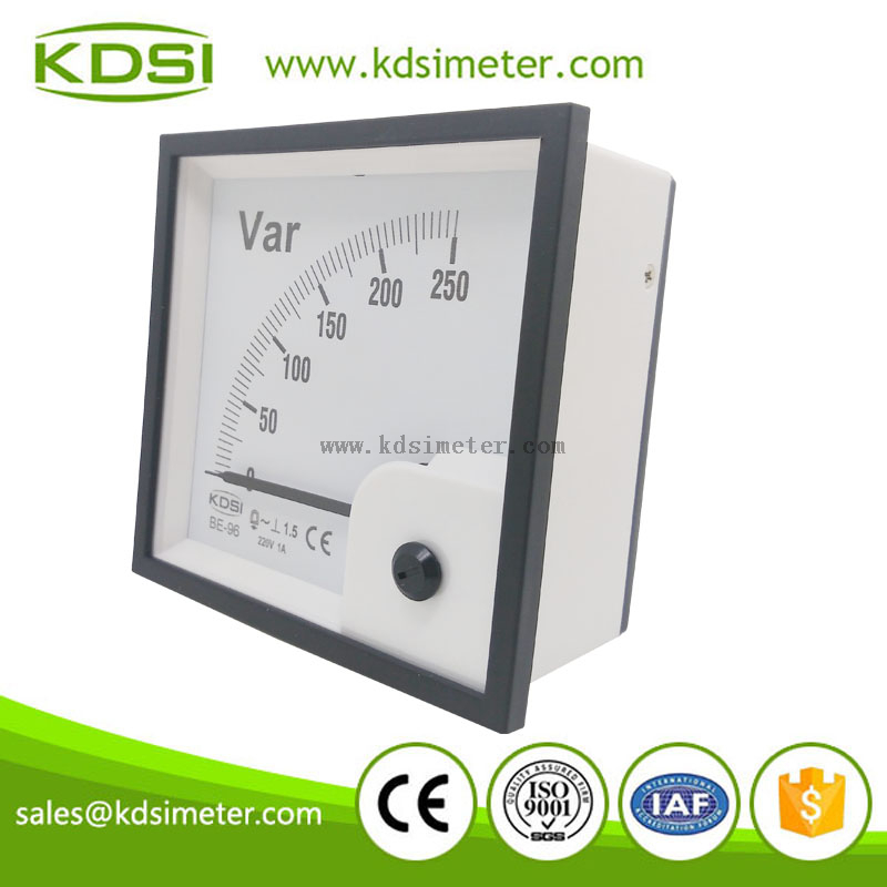 CE Approved BE-96 250Var 220V 1A single phase reactive power meter
