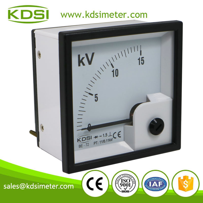 DC 0-100mV Analog Voltmeter Analogue Voltage panel meter 50*50mm direct  Connect
