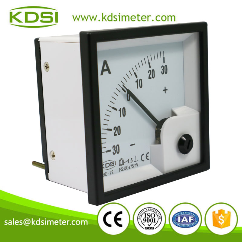 85C1-DC30A Pointer Head Of Dc Ammeter Analog Current Panel Meter DC 30A Ammeter for Circuit Testing Ampere Tester Gauge White Electrical Equipment 