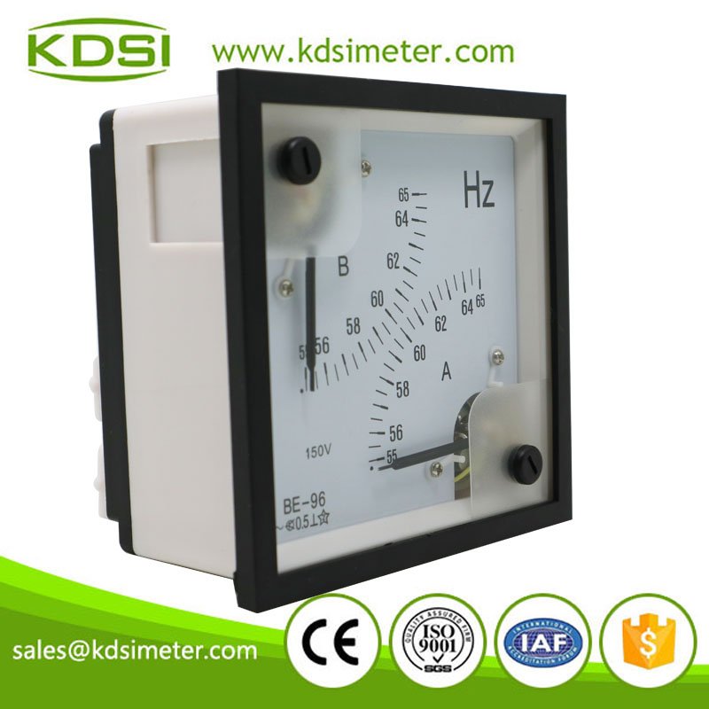 BE-96 55-65Hz 150V double frequency meter-1 BE-96 55-65Hz 150V double frequency meter-1