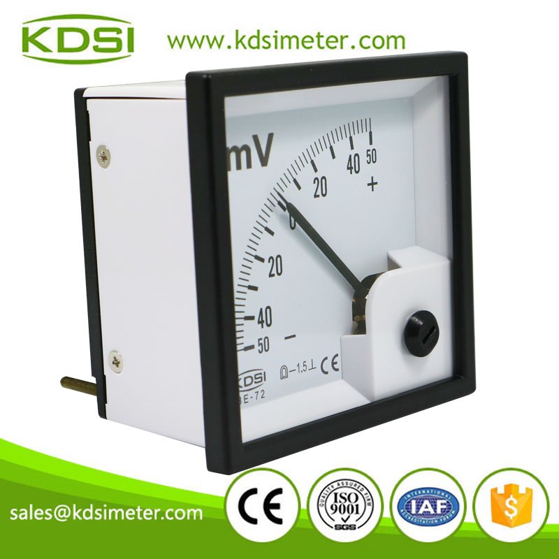 BE-72 DC -50mV millivoltmeter zero in center-1 BE-72 DC -50mV millivoltmeter zero in center-1