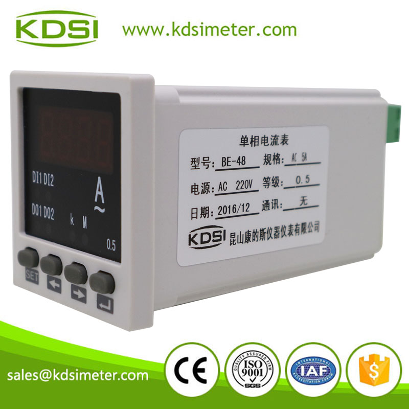 BE-48AA AC5A single phase digital ac ammeter-2 BE-48AA AC5A single phase digital ac ammeter-2