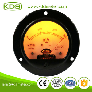 Classical BO-65 DC300mA analog gold backlighting panel milliammeter