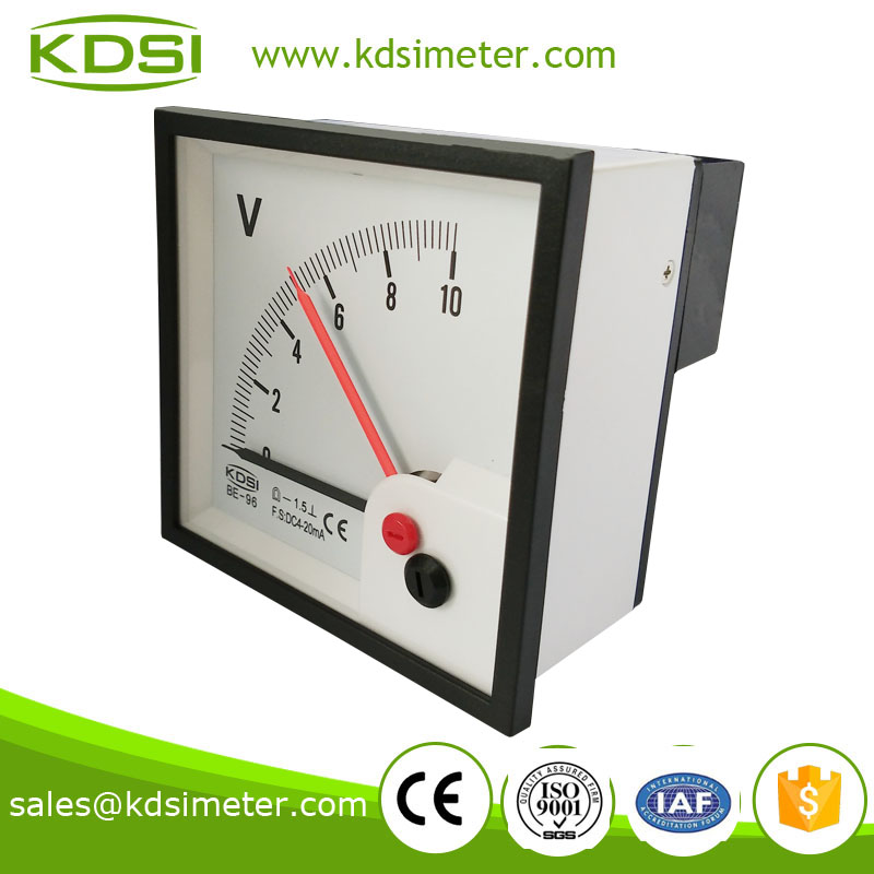 BE-96 4-20mA 10V double pointer voltmeter-1