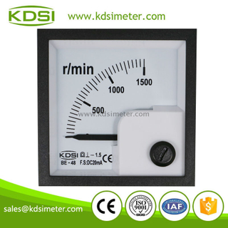 KDSI Multi-purpose BE-48 DC20mA 1500r-min analog mini ampere tachometer