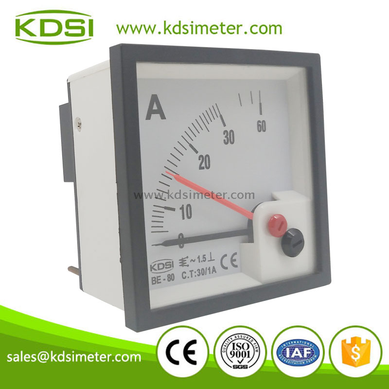 BE-80 AC30-1A double pointer ac ammeter-1