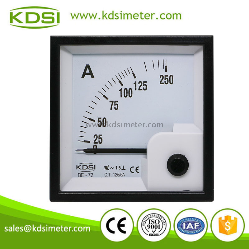 BE-72 AC125-5A panel ammeter