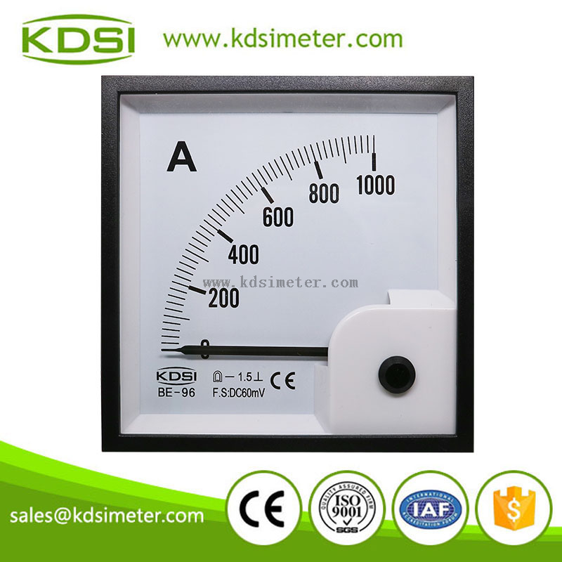BE-96 DC60mV1000A dc ammeter