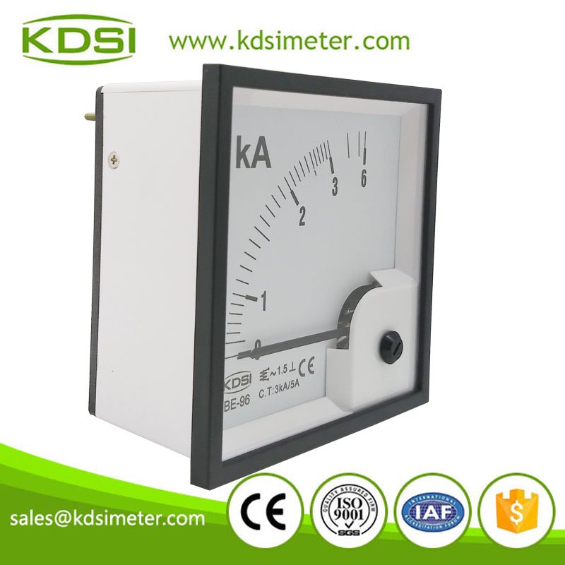Factory direct sales BE-96 AC3kA/5A analog panel industrial ampere meter