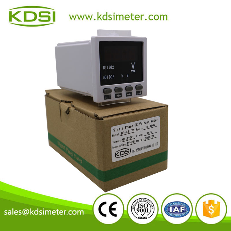 BE-48DV DC100V AC230V with RS485 digital voltmeter-1