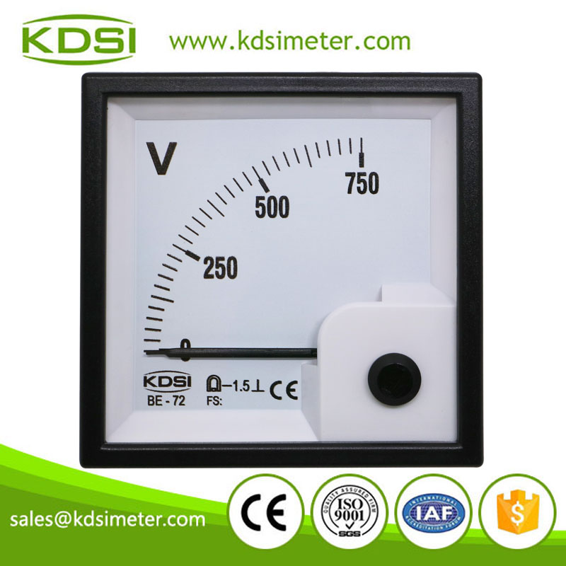 BE-72 DC750V analog dc voltmeter BE-72 DC750V analog dc voltmeter