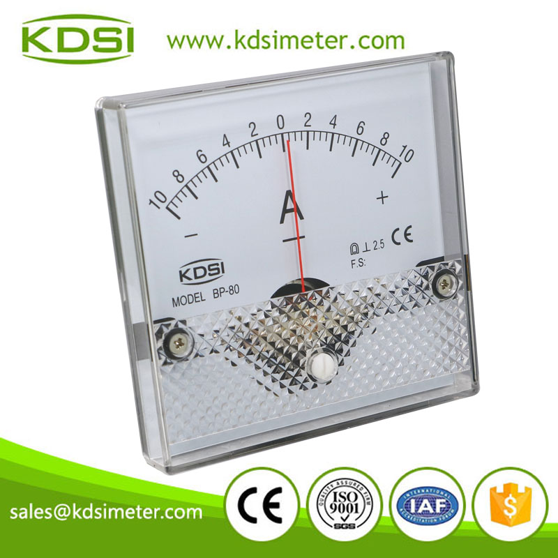 BP-80 DC -10A analog dc ammeter zero in the center-1 BP-80 DC -10A analog dc ammeter zero in the center-1