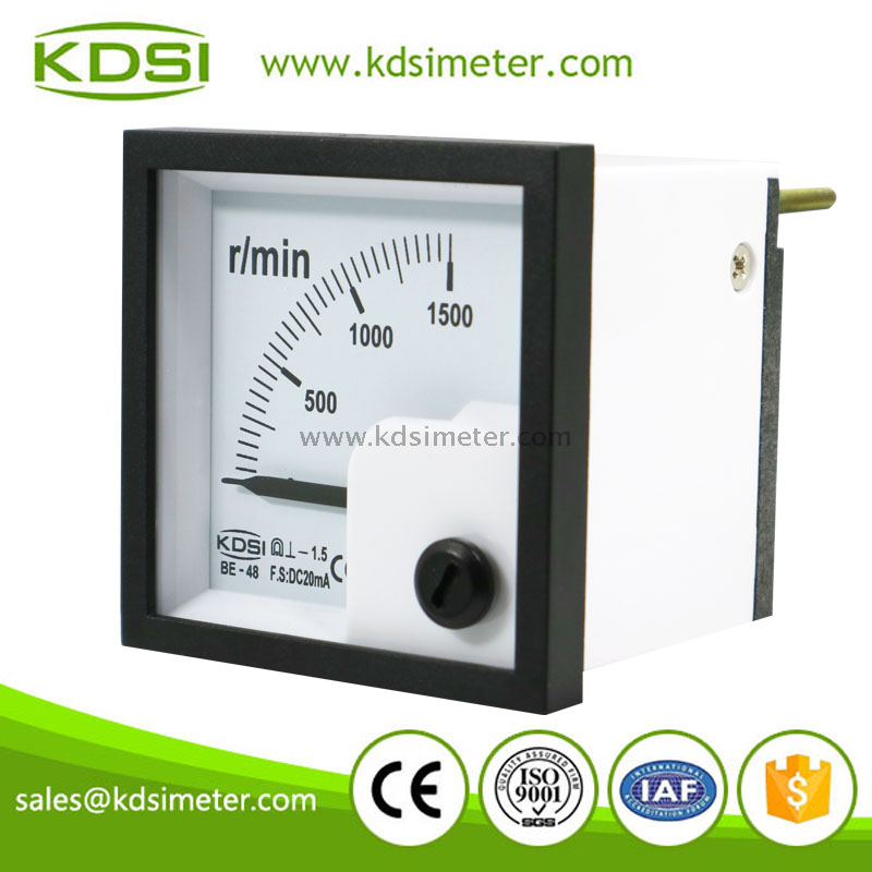 KDSI Multi-purpose BE-48 DC20mA 1500r-min analog mini ampere tachometer
