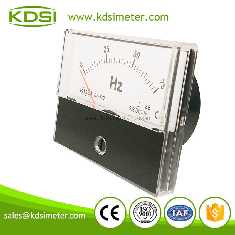 Hot Selling Good Quality BP-670 DC10V 75Hz voltage electrical frequency meter