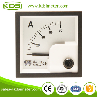 KDSI mini type BE-48 DC50mV 80A analog volt ampere meter dc amperemeter