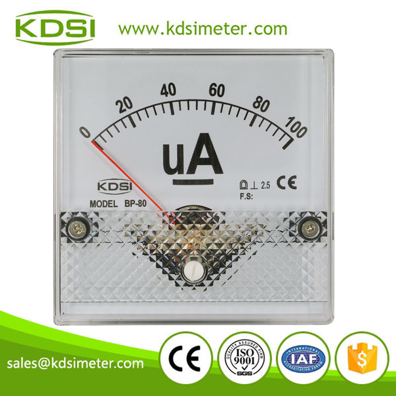 BP-80 DC100uA panel microammeter BP-80 DC100uA panel microammeter