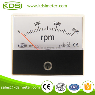 CE approved high quality BP-670 DC10V 3000rpm panel analog rpm tachometer