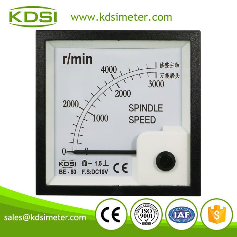 BE-80 DC10V 3000r-min spindle speed meter