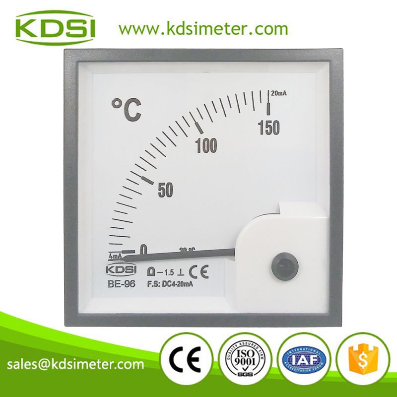 BE-96 DC4-20mA 150degree current temperature indicator