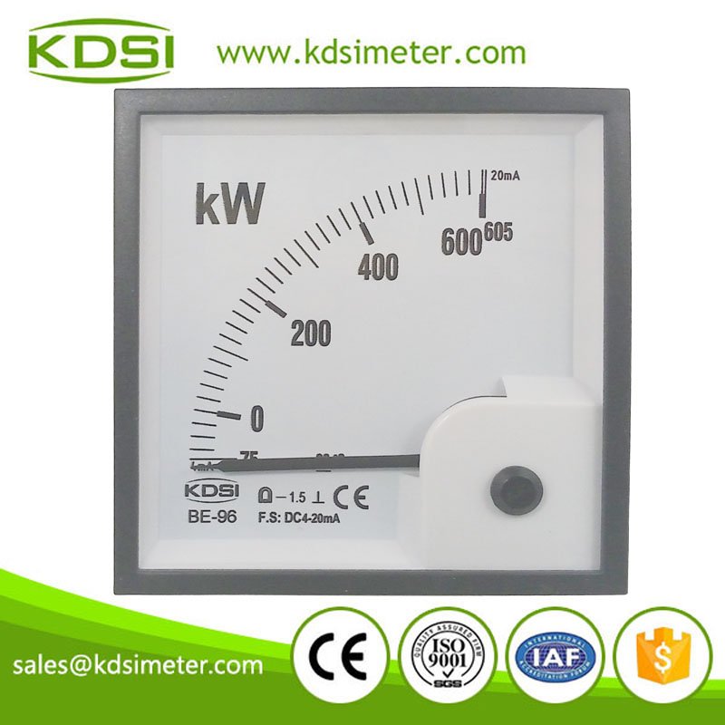 BE-96 DC4-20mA 75-605kW current power meter