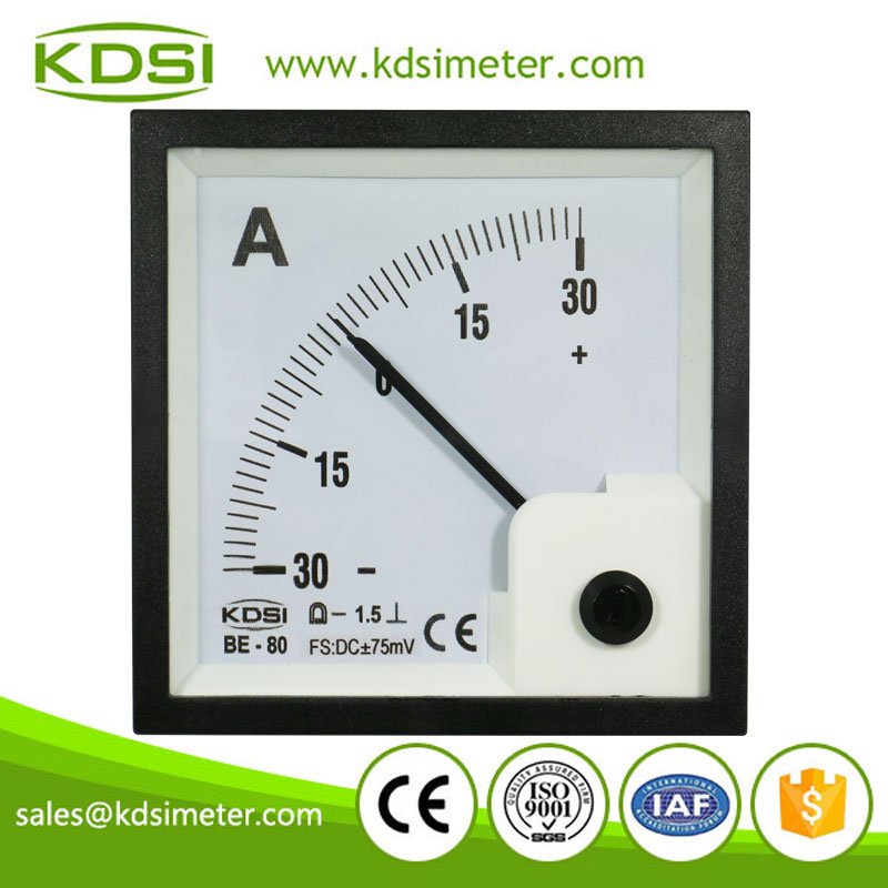 BE-80 DC -75mV -30A ammeter