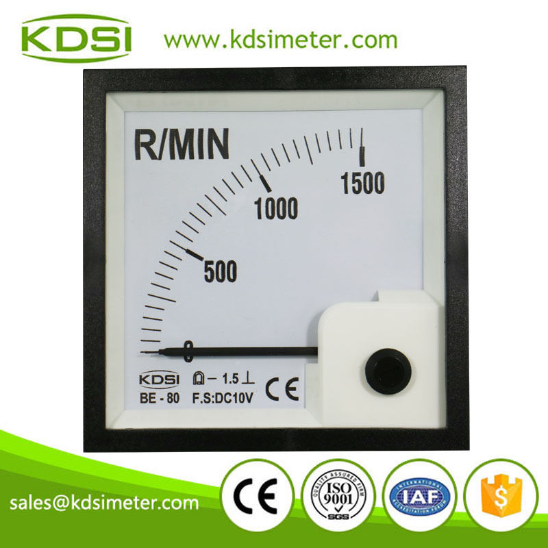 BE-80 DC10V 1500 R-MIN analog tachometer