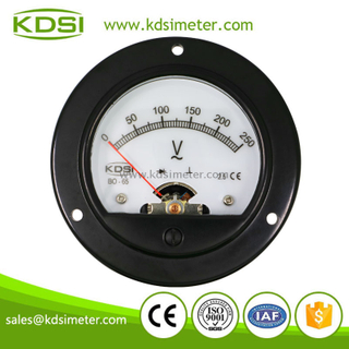 KDSI Round type BO-65 AC250V with rectifier for backlighting super mini analog voltmeter