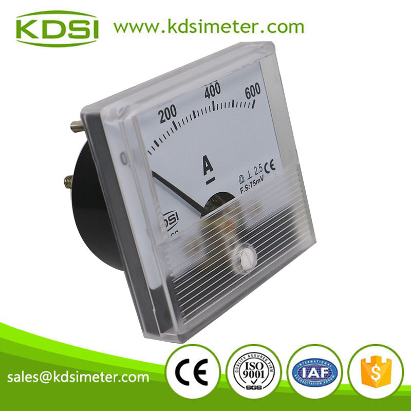 KDSI welding machine meter BP-60N DC75mV600A dc current ampere panel meter