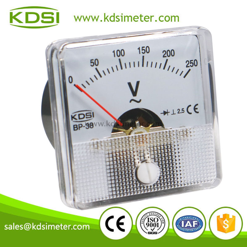 BP-38 AC250V with rectifier analog panel voltmeter-2