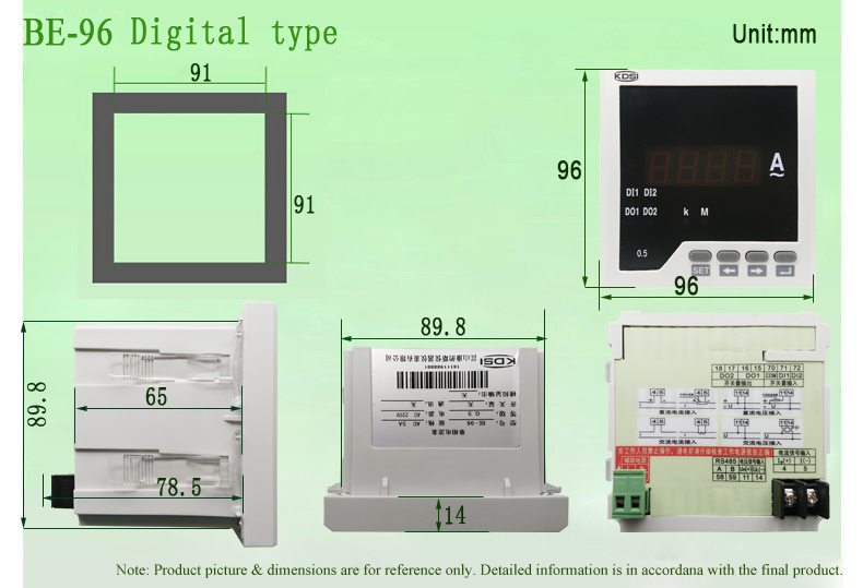 BE-96 Digital dimensioned drawing BE-96 Digital dimensioned drawing