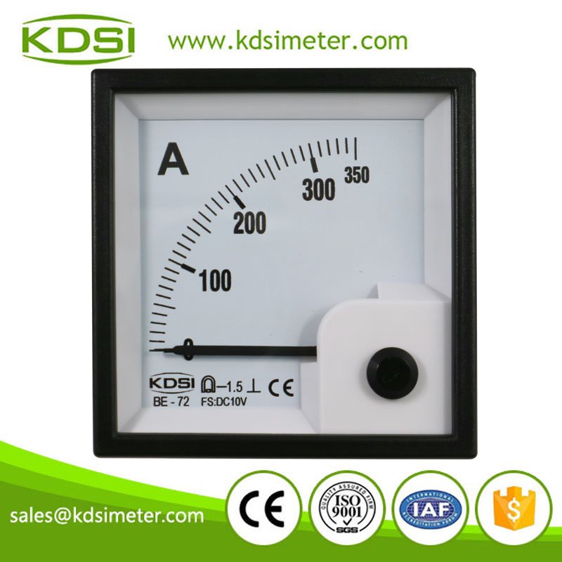 BE-72 DC10V 350A analog ammeter