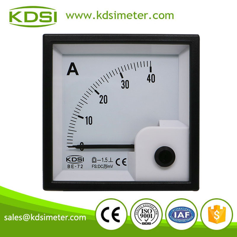 BE-72 DC75mV 40A dc ammeter