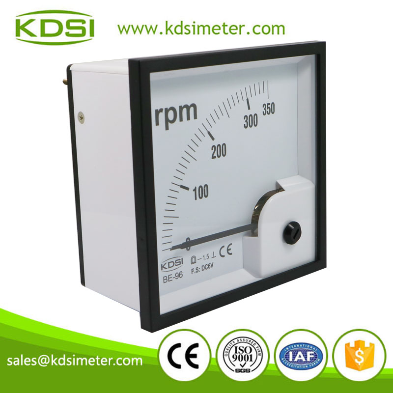 Taiwan technology BE-96 DC6V 350RPM high quality voltage tachometer rpm meter