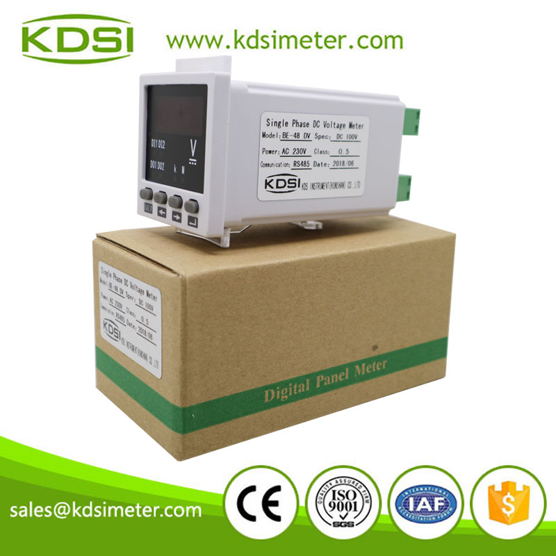 BE-48DV DC100V AC230V with RS485 digital voltmeter-2