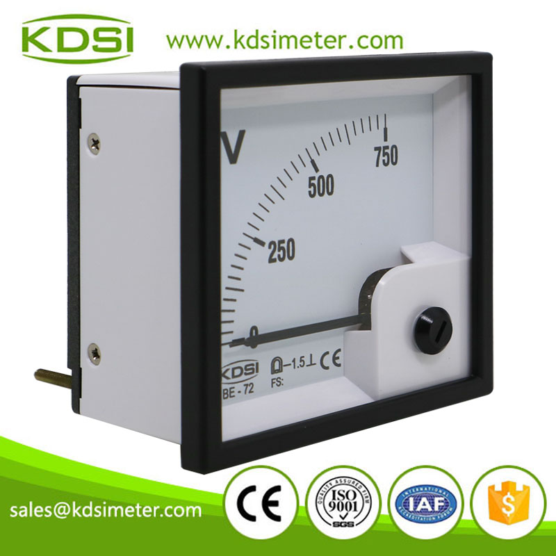 BE-72 DC750V analog dc voltmeter-1 BE-72 DC750V analog dc voltmeter-1