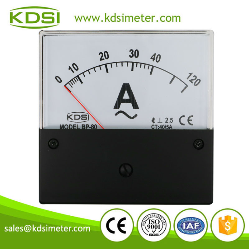 BP-80 AC40-5A 3times overload ac ammeter for welding machine BP-80 AC40-5A 3times overload ac ammeter for welding machine