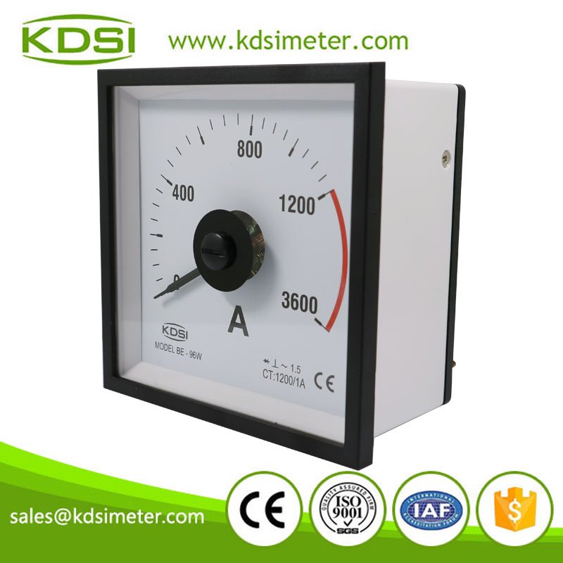 BE-96W AC1200-1A 3times overload ammeter-2 BE-96W AC1200-1A 3times overload ammeter-2