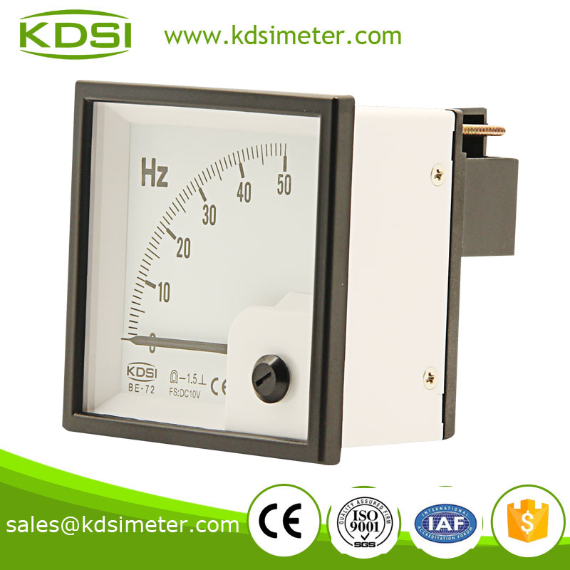 Easy installation BE-72 DC10V 50HZ voltage frequency meter